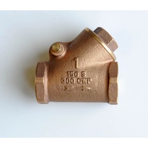 Bronze swing check valve screwed bsp fig 384